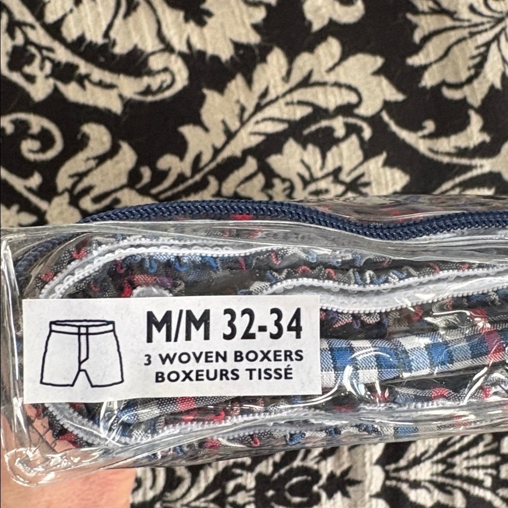 Three pack of Tommy Hilfiger woven boxer, shorts size medium - Picture 6 of 6